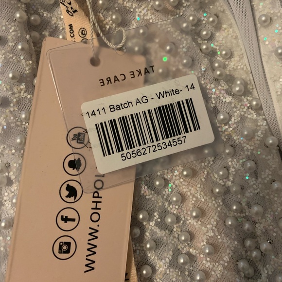 Ohpolly DROP A GLINT
Embellished Mini Dress in White US 10 - Picture 2 of 6